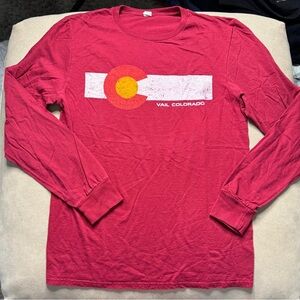 Fruit of the Loom Red long sleeve shirt